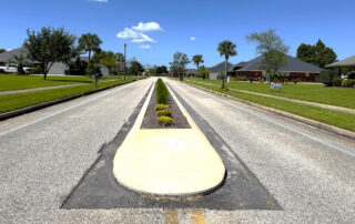 West Park Avenue in Foley, Alabama, where road resurfacing improvements are planned.